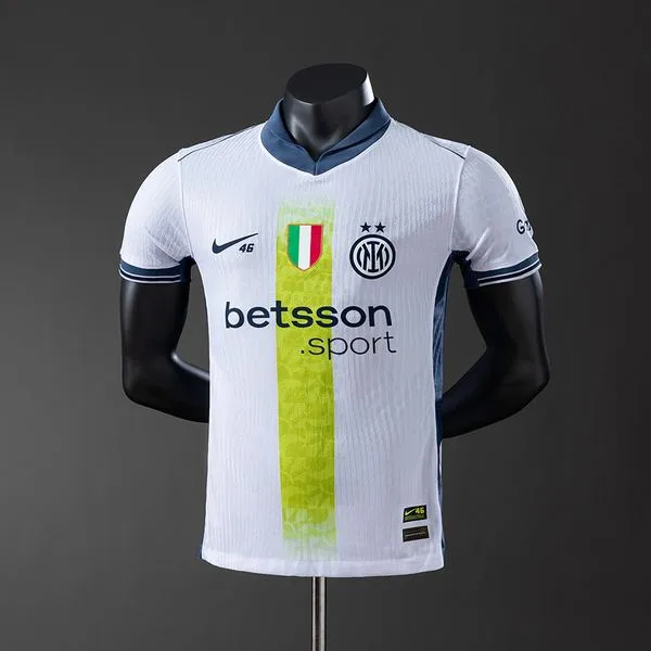 Camiseta de fútbol Inter Milan 2024/25 VISITANTE MANGA CORTA VERSION JUGADOR